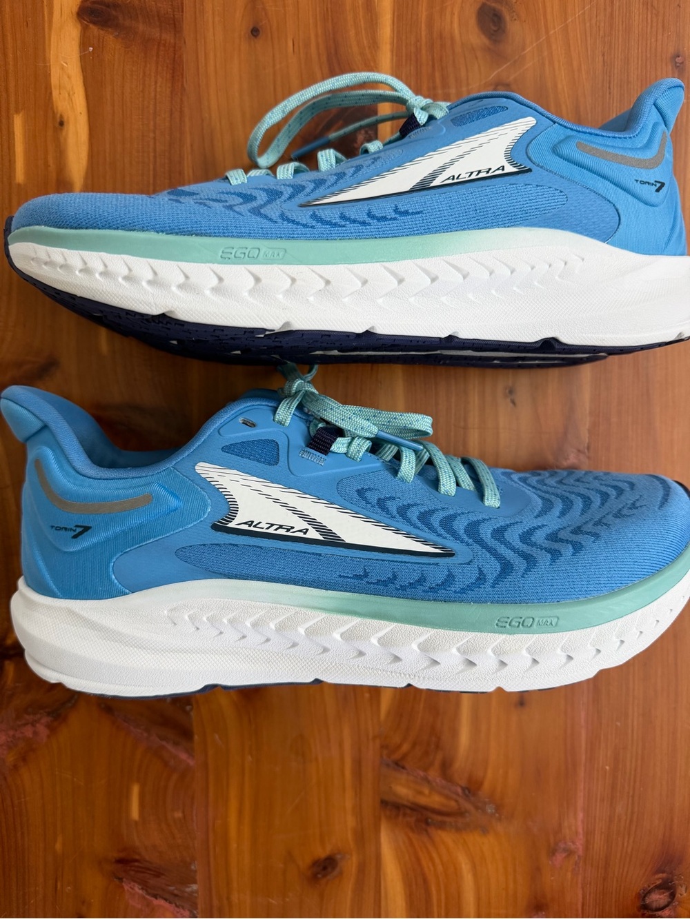 Altra Women's Blue Running Shoes with Mint Accents